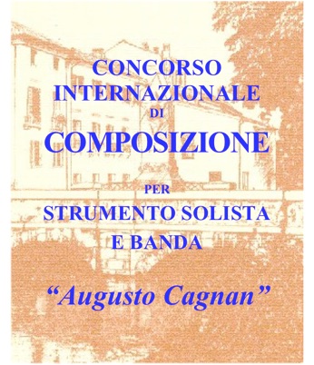 Manifesto relativo al Concorso internazionale di composizione per strumento solista e Banda 